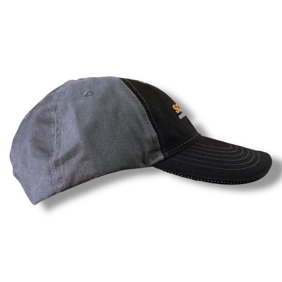 Schneider Ball Cap Mens Black Gray Orange Logo Adjustable Hat USA Trim OSFM - Picture 4 of 8